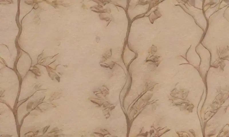 Trazos suaves y detalles sutiles crean una composición armoniosa de raíces y hojas que evoca crecimiento natural y tranquilidad