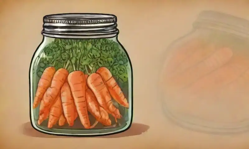 Una jarra suave y colorida rodeada de ingredientes frescos y sombras cálidas