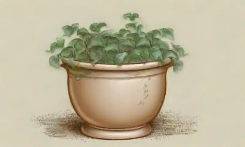 Composición orgánica de hojas de hiedra